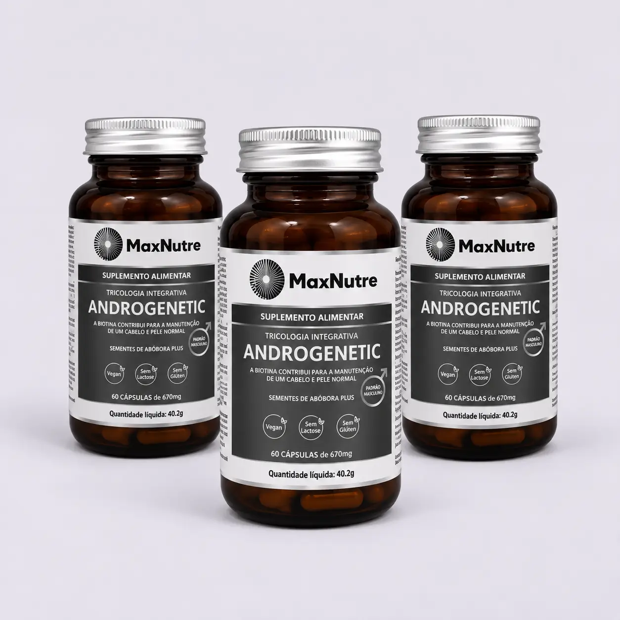 Pack 3 Hair Active Masculino